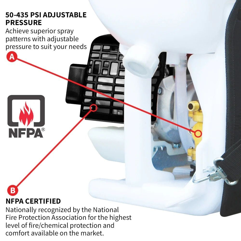 Power TCS6.5 Concrete Backpack Sprayer, 450 PSI T4Y2 - product image 3
