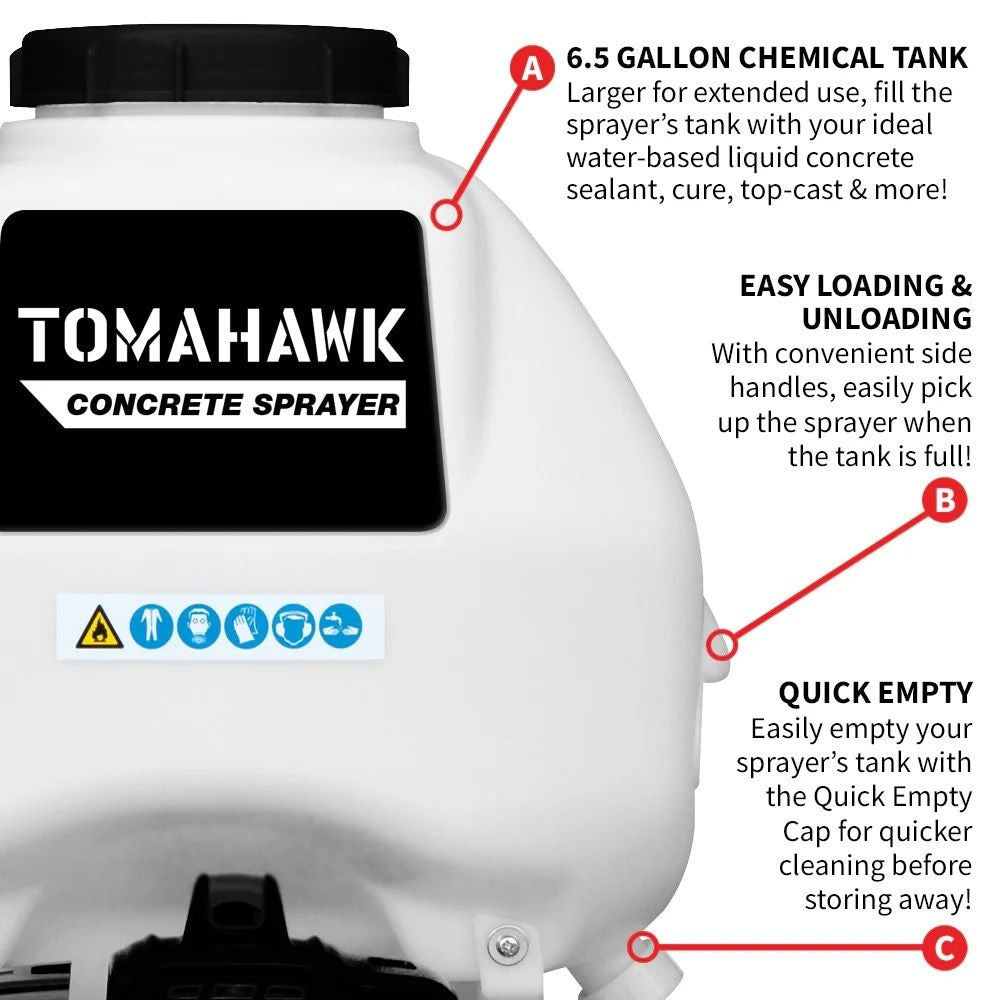 Power TCS6.5 Concrete Backpack Sprayer, 450 PSI T4Y2 - product image 8