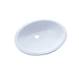 17x14-in Oval Vessel Cotton Undercounter Sink/Lavatory C8R0 - product image 2