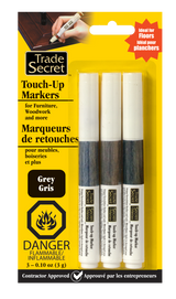 Touch-Up Repair Marker, Quick Drying & Fade Resistant, Grey, 3-pk Z1Z0 - product image 1