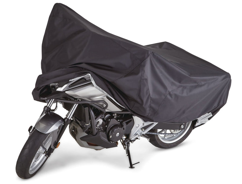 Premium Polyester Motorcycle Cover, Black, X-Large U9B1