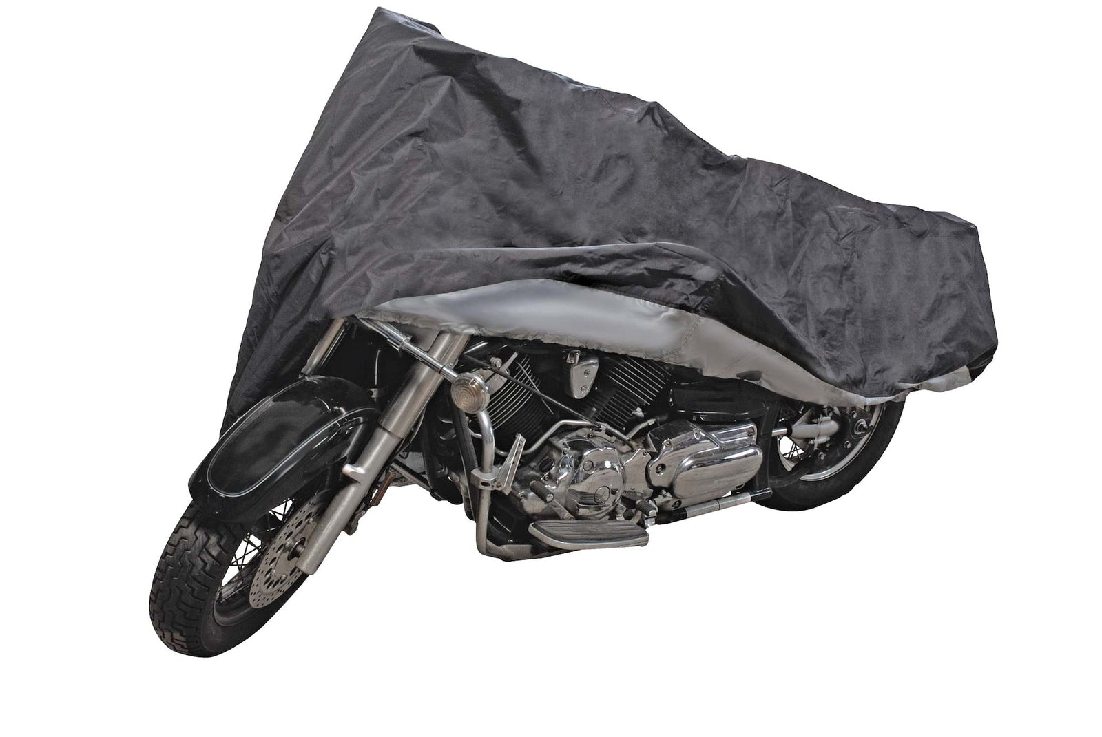 Premium Polyester Motorcycle Cover, Black, X-Large U9B1 - product image 3
