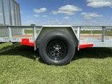 77-in x 12-ft Utility Trailer With Gate, Silver T8V4 - product image 5