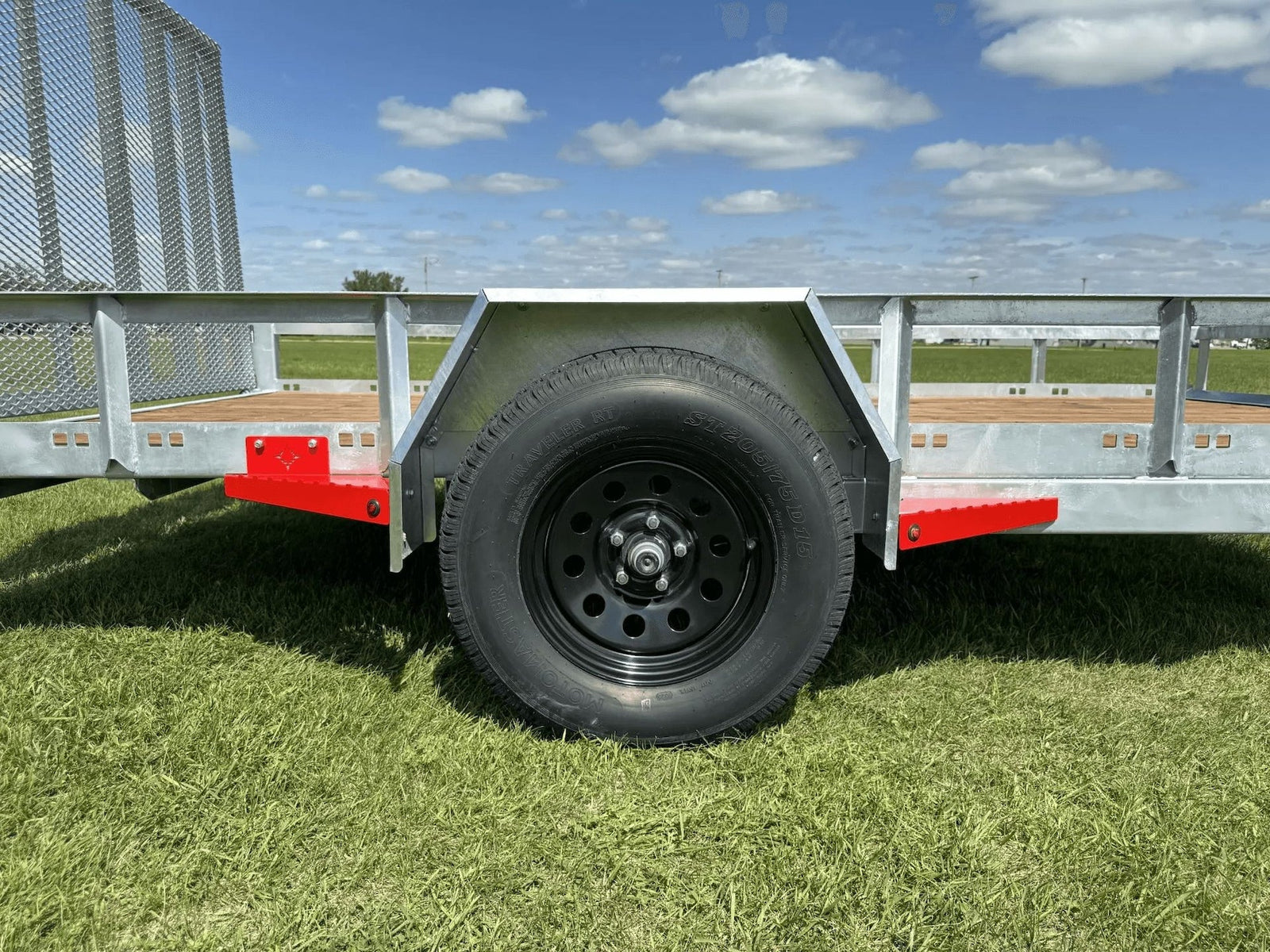 77-in x 12-ft Utility Trailer With Gate, Silver T8V4 - product image 5