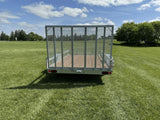 77-in x 12-ft Utility Trailer With Gate, Silver T8V4 - product image 7