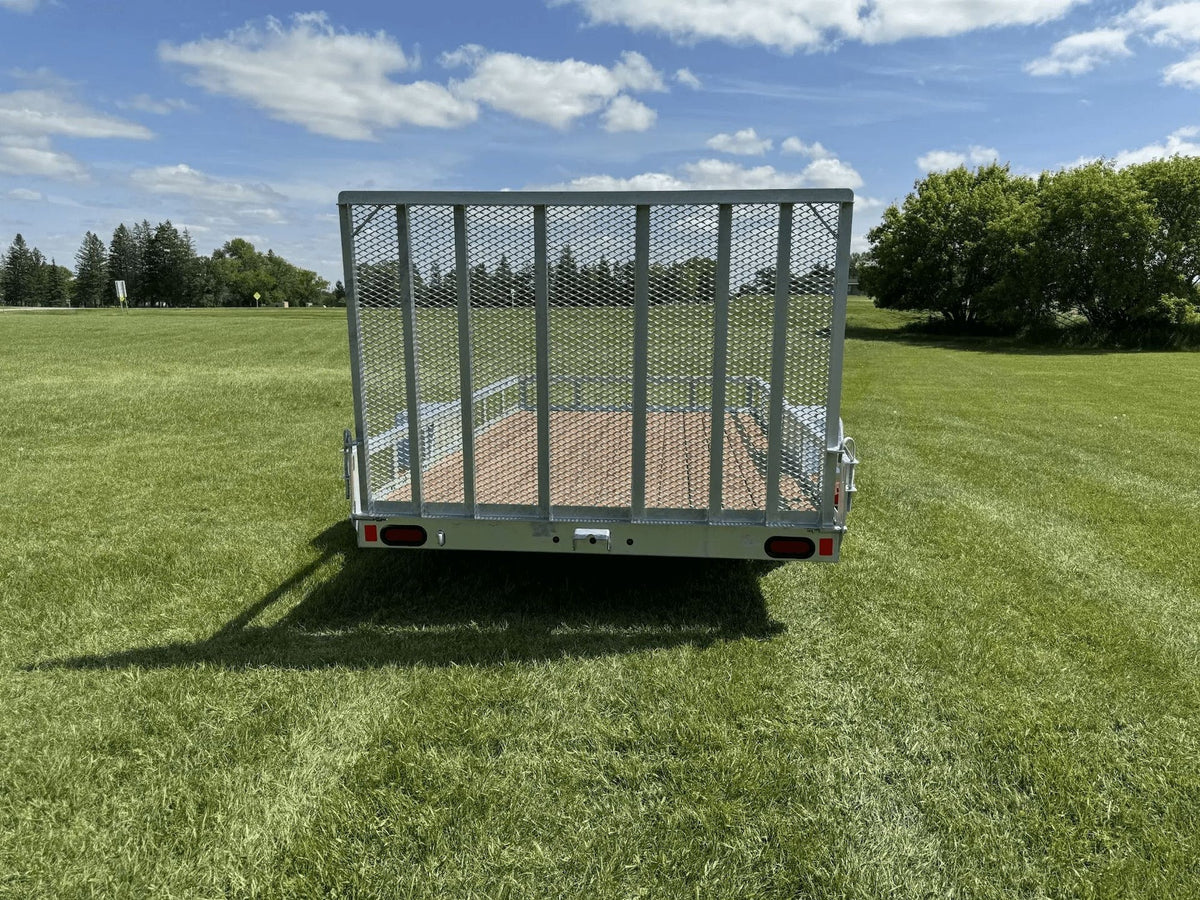 77-in x 12-ft Utility Trailer With Gate, Silver T8V4 - product image 7