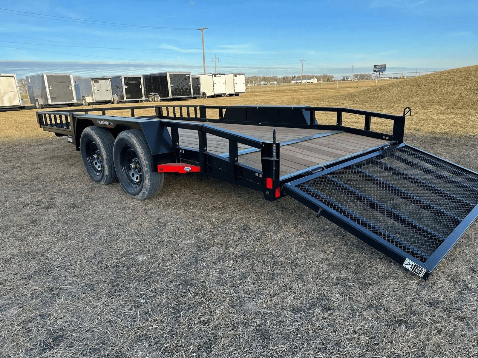 83-in x 16-ft Tandem Axle Utility Trailer, Black T9V9 - product image 4
