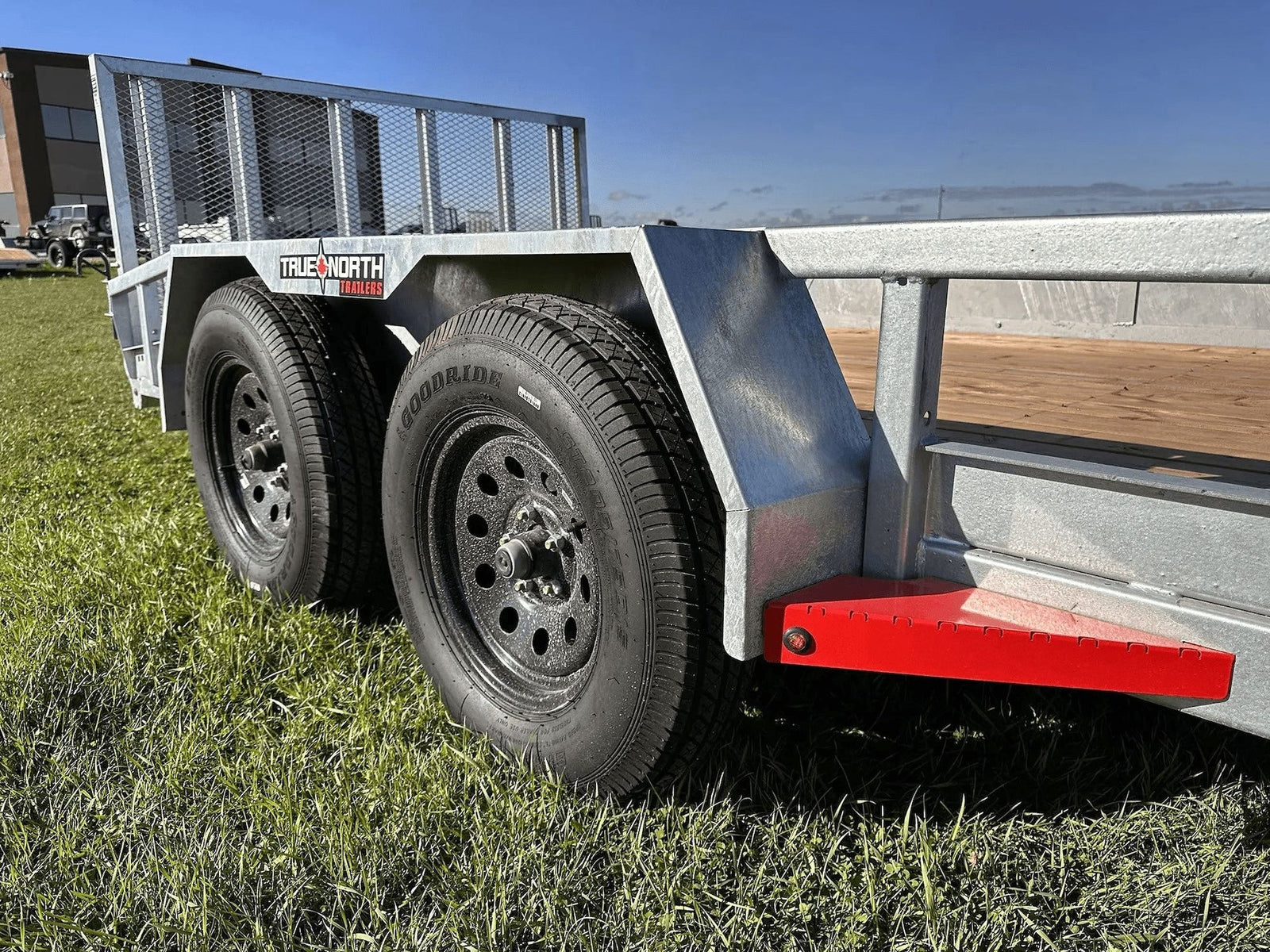 83-in x 16-ft Tandem Axle Utility Trailer, Galvanized Y3O3 - product image 2