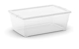 type A Clarity Transparent Storage Box with Lid, 9-L T9B1 - product image 2