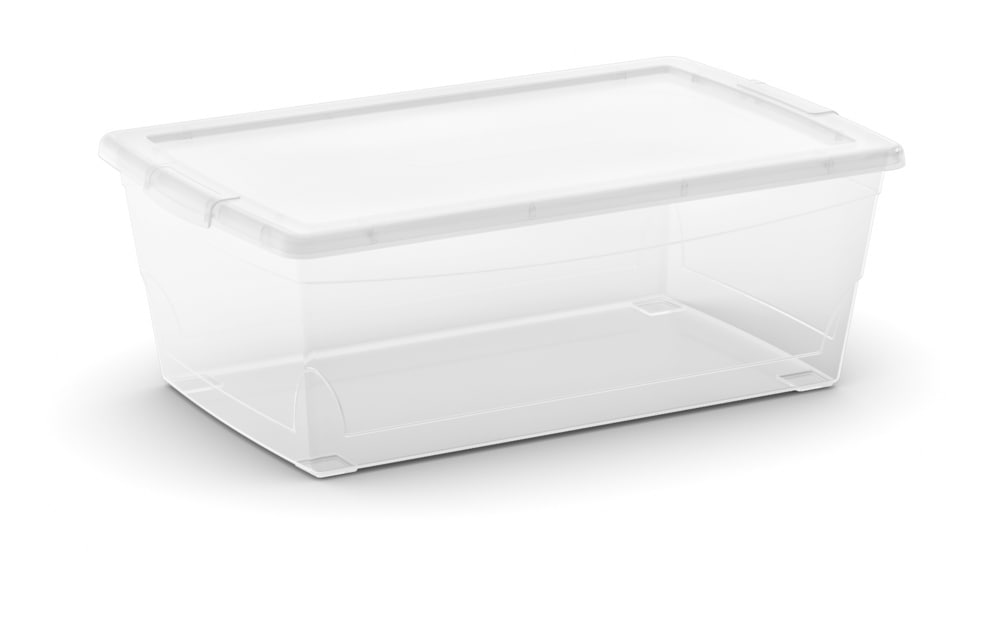 type A Clarity Transparent Storage Box with Lid, 9-L T9B1 - product image 2