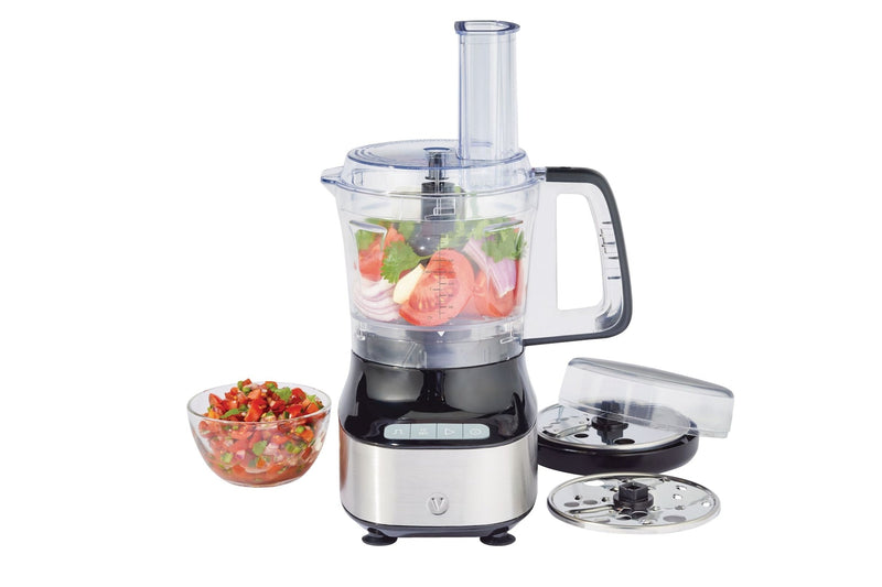 Compact 3-Cup Mini Food Chopper with Storage Case, Silver Z5S2