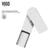Amada Single Handle Vessel Single Hole Bathroom Sink Faucet, WaterSense Certified, Chrome J9U5 - product image 4