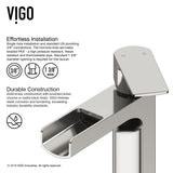 Amada Single Handle Vessel Single Hole Bathroom Sink Faucet, WaterSense Certified, Chrome J9U5 - product image 7