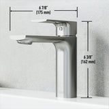 Davidson Single Handle Single Hole Bathroom Sink Faucet, WaterSense Certified, Brushed Nickel B4B7 - product image 3