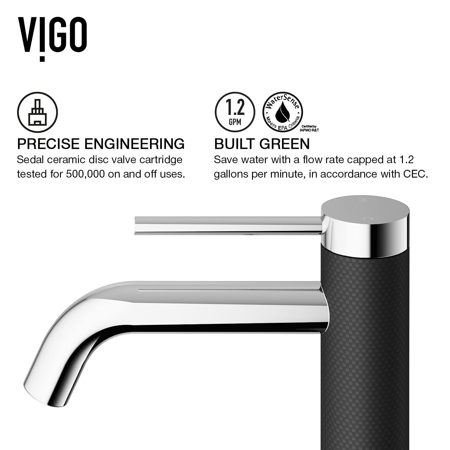 Jasmine MatteStone White Bathroom Sink/Basin Set with Lexington Faucet and Rectangular Composite Vessel G0B6 - product image 3