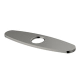 Kitchen Sink Faucet Hole Cover Deck Plate For 1 or 3 Hole, Stainless Steel, 10-in G0Q5 - product image 1