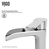 Marigold MatteStone Matte White Bathroom Sink/Basin Set with Niko Faucet and Rectangular Composite Vessel L0H6 - product image 3
