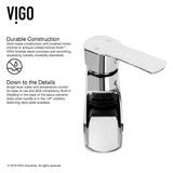 Marigold MatteStone Matte White Bathroom Sink/Basin Set with Niko Faucet and Rectangular Composite Vessel L0H6 - product image 4