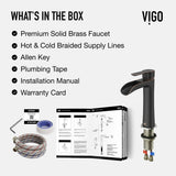Niko Single Handle Vessel Single Hole Bathroom Sink Faucet with Pop-up Drain, Antique Rubbed Bronze A6L1 - product image 7