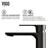 Norfolk Single Handle Vessel Bathroom Sink Faucet, WaterSense Certified, Matte Black C4O3 - product image 3