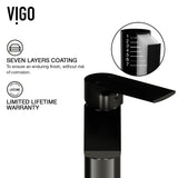 Norfolk Single Handle Vessel Bathroom Sink Faucet, WaterSense Certified, Matte Black C4O3 - product image 4