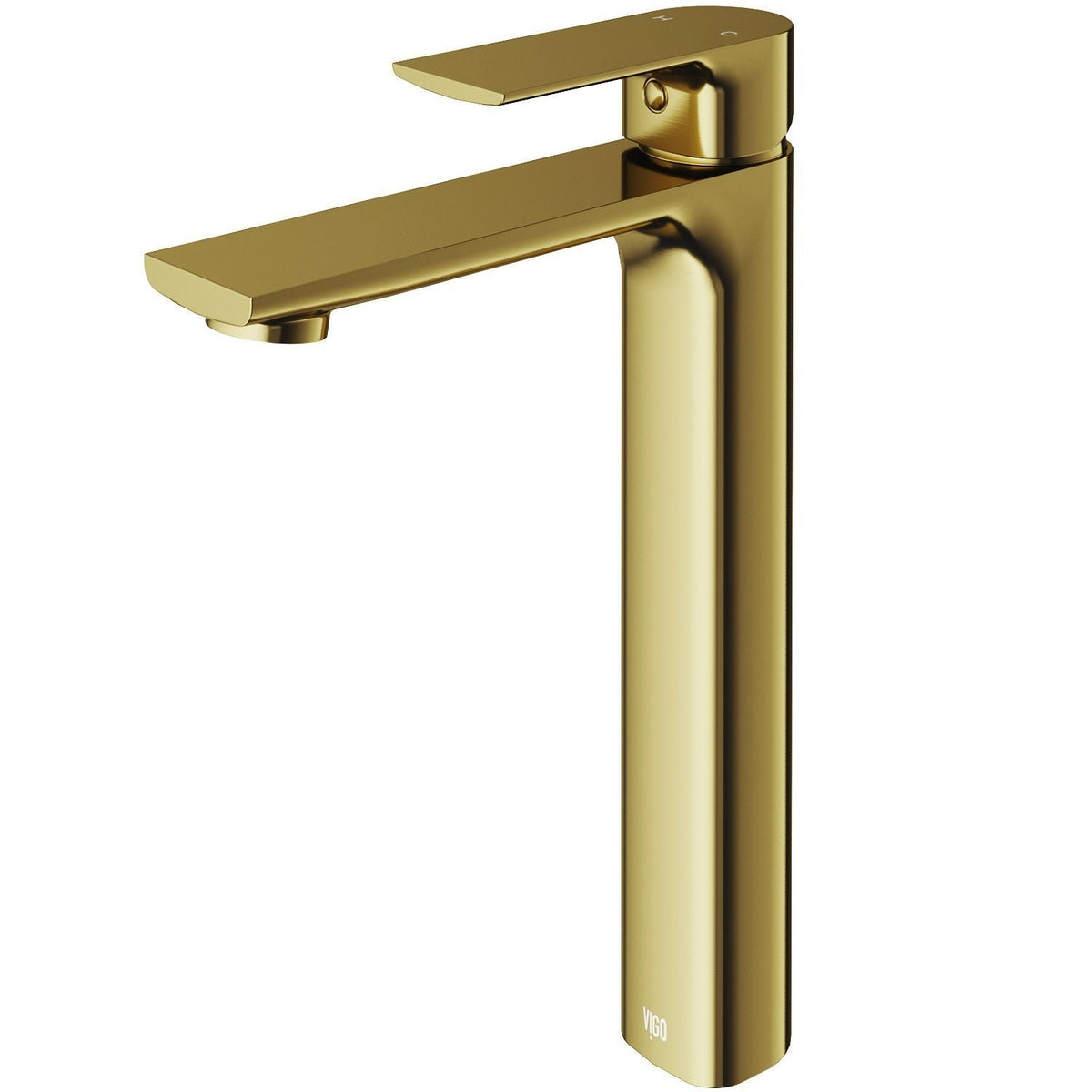 Norfolk Single Handle Vessel Single Hole Bathroom Sink Faucet, Matte Gold D4H3 - product image 2