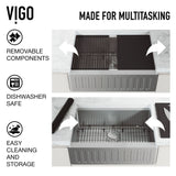 Oxford 1-Bowl Stainless Steel Apron Front Farmhouse Kitchen Sink with Accessories, 30-in C6M0 - product image 4