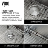Oxford 1-Bowl Stainless Steel Apron Front Farmhouse Kitchen Sink with Accessories, 30-in C6M0 - product image 5