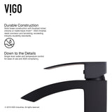 Satro Single Handle Single Hole Bathroom Sink Faucet, WaterSense Certified, Matte Black Y1Q9 - product image 7
