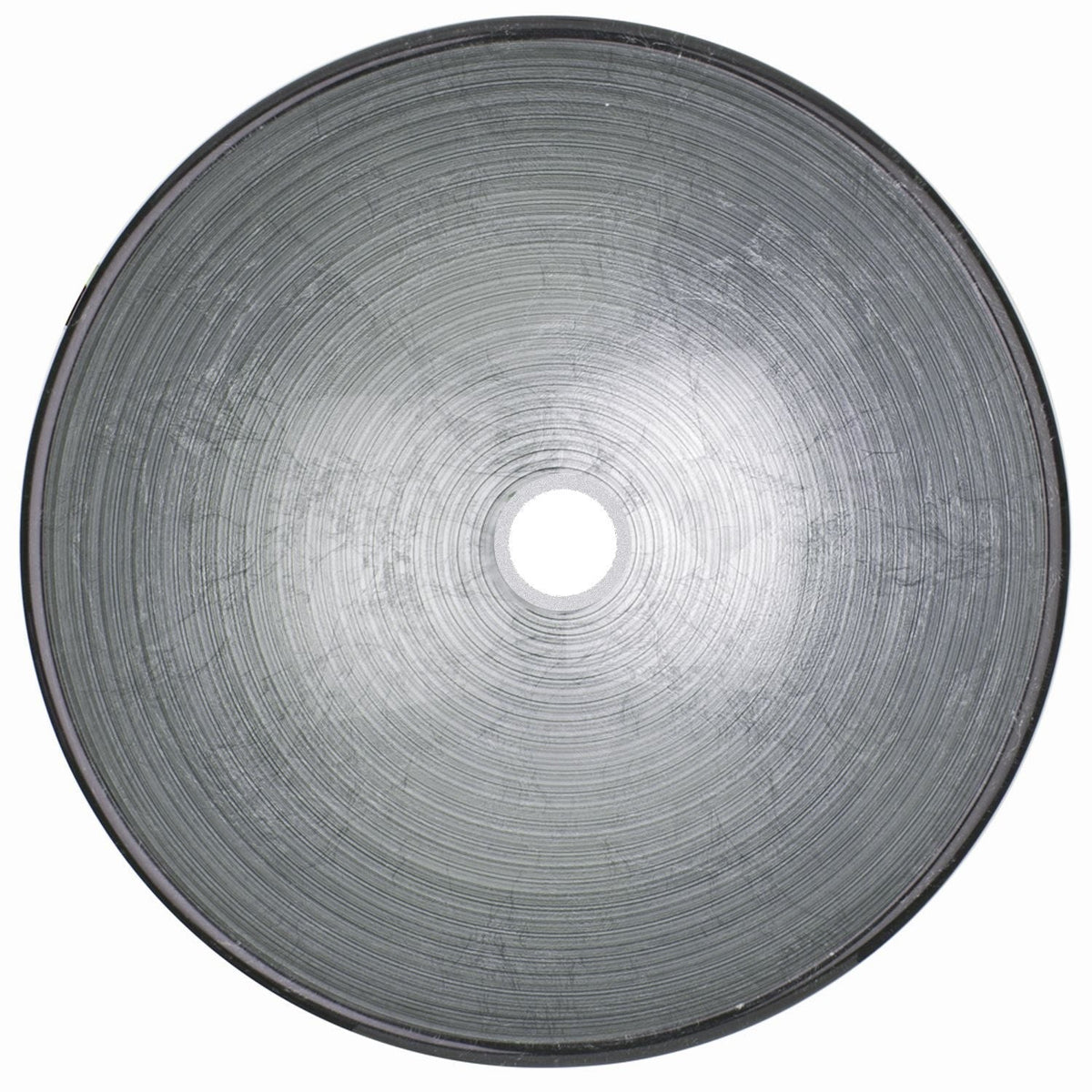 Simply Glass Round Vessel Bathroom Sink/Basin with Deep Bowl, Gray M4I3 - product image 2
