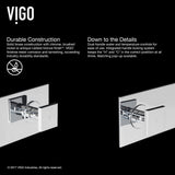 Titus Wall Mount Dual Handle Bathroom Sink Faucet, Eco-Friendly 1.2 GPM Flow Rate, Chrome L1F2 - product image 6