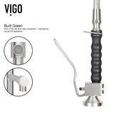 Zurich Single Handle Pull Down Spray Kitchen Faucet, Stainless Steel X4K8 - product image 3