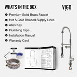 Zurich Single Handle Pull Down Spray Kitchen Faucet, Stainless Steel X4K8 - product image 4