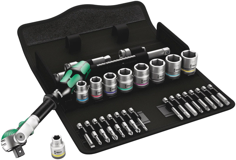 3/8-in Drive Socket Set, SAE, 29-pc M9R6