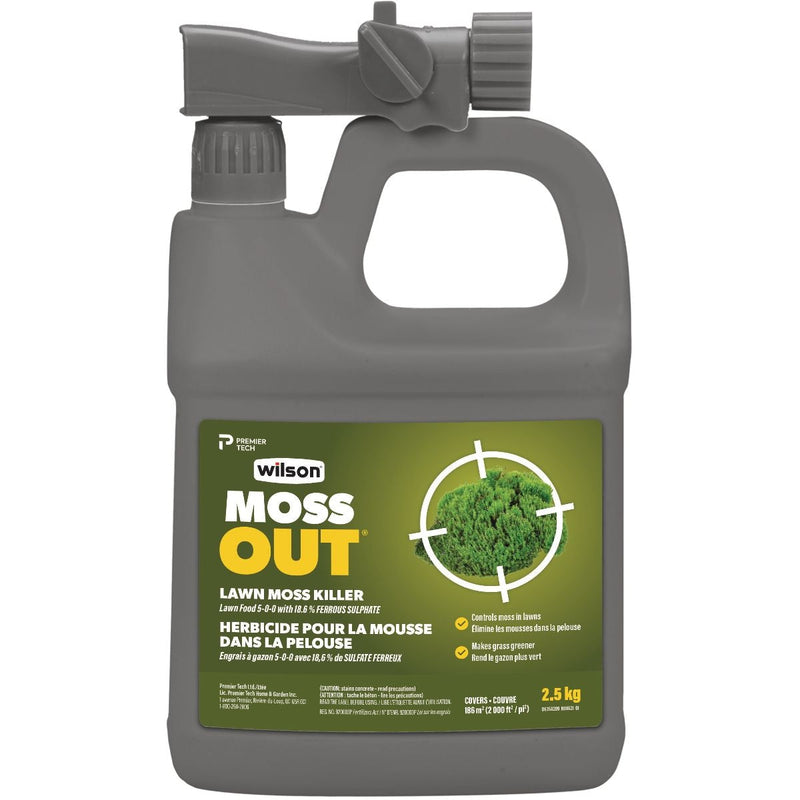 MossOut Moss Killer with Lawn Food 5-0-0, 2.5-kg S3F9