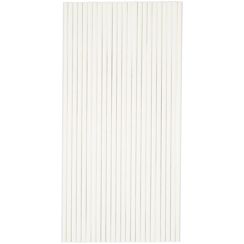 Lollipop & Cake Pop Stick, White, 8-in, 25-pk, for Baking/Cake Decoration Y8O8