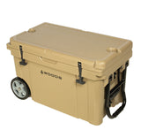 ARCTIC Wheeled Roto-Moulded Cooler with Handle, 65-L, Tan H8Q3 - product image 1