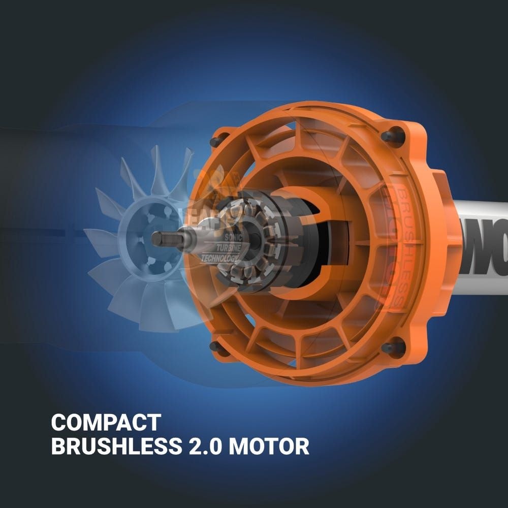 WG585.9 Nitro 40V Power Share LeafJet Cordless, Brushless Leaf Blower, Tool Only H6G6 - product image 6
