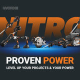 WG585.9 Nitro 40V Power Share LeafJet Cordless, Brushless Leaf Blower, Tool Only H6G6 - product image 7