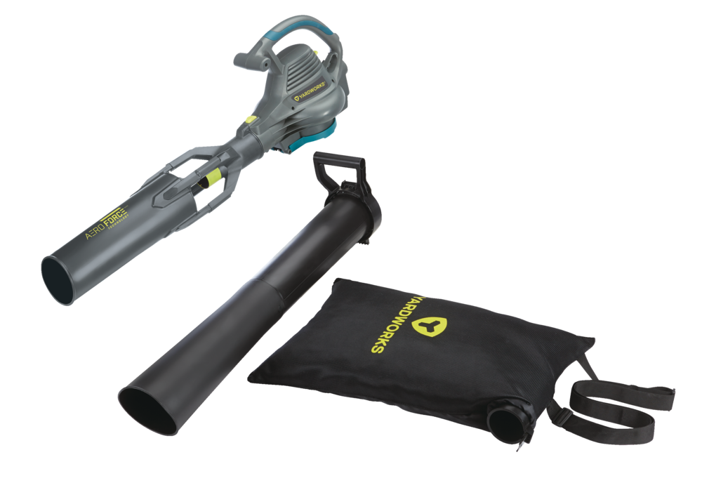 12 Amp Electric Leaf Blower/Vacuum with Aero Force Technology Black M0U6 - product image 3