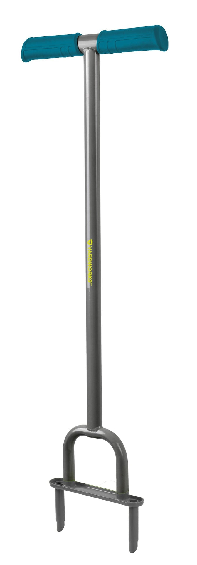 Heavy-Duty 2-Prong Steel Garden Lawn Coring Aerator X4Y0 - product image 1