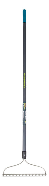 Metal 14-Tine L-Shaped Bow Rake, 60-in, Fibreglass Shaft I6X5 - product image 1