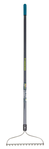 Metal 14-Tine L-Shaped Bow Rake, 60-in, Fibreglass Shaft S5A0 - product image 3