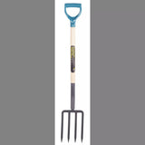 Tempered-Steel 4-Tine D-Grip Garden Fork, 30.5-in Wooden Shaft F1Q4 - product image 3