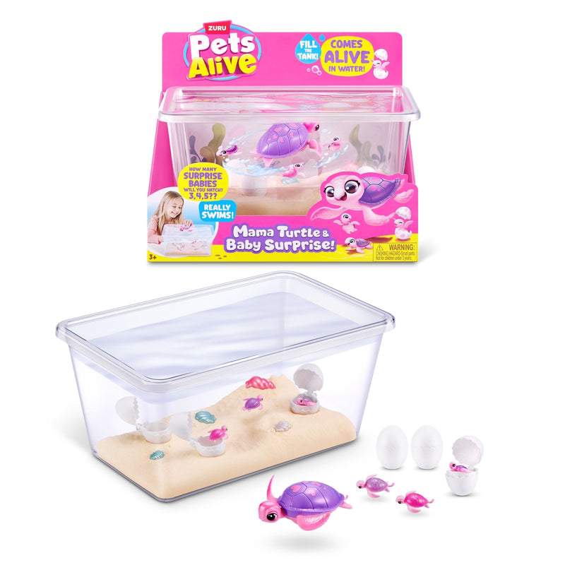 Pets Alive Mama and Turtle Surprise for Ages 3+ K1Z7